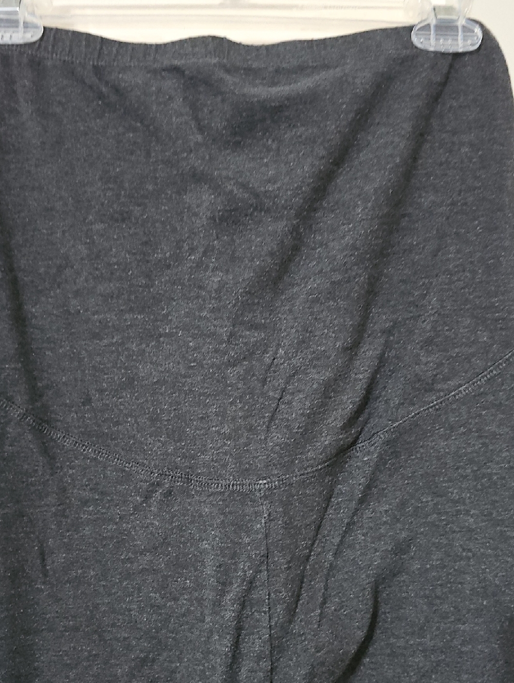 oh! mamma 2x Charcoal Maternity Capri Leggings - Picture 5 of 5